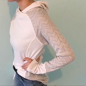 White sweater/ hoodie